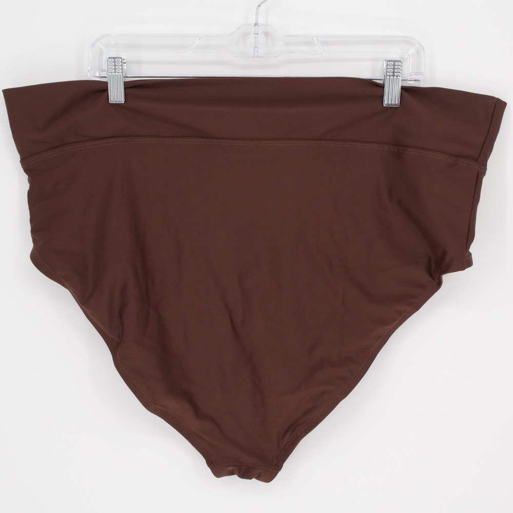 Time and Tru Women's Brown High Waist Bikini Bottom Size 2X - Picture 2 of 4